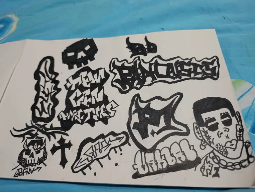 Urban Graffiti Collage