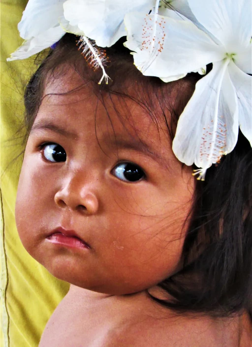 Child Among Flowers