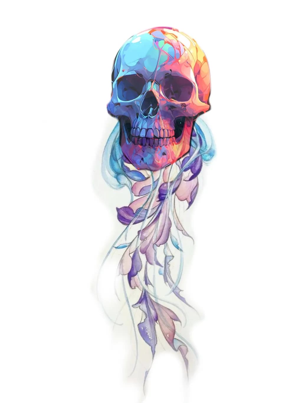 Colorful Skull Flow