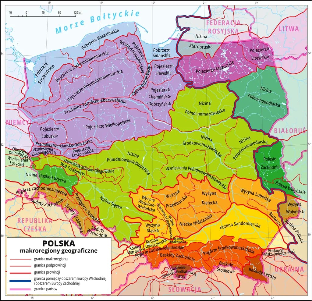 Geographic Regions of Poland