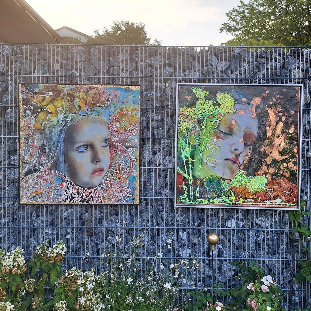 Portraits with Flowers