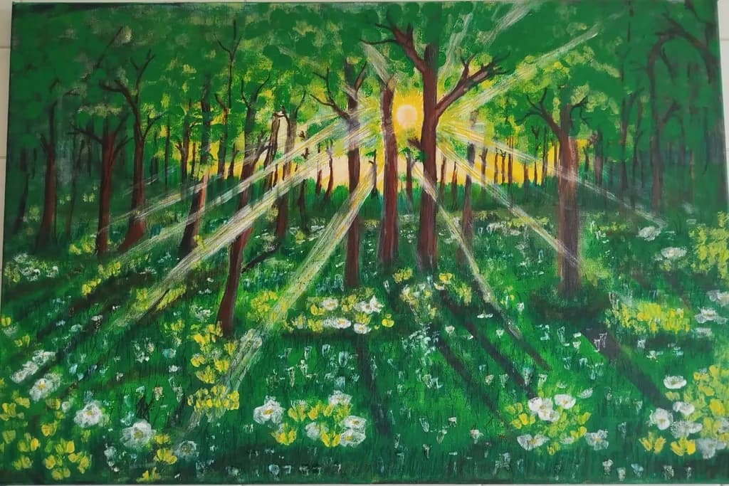 Sunlit Forest