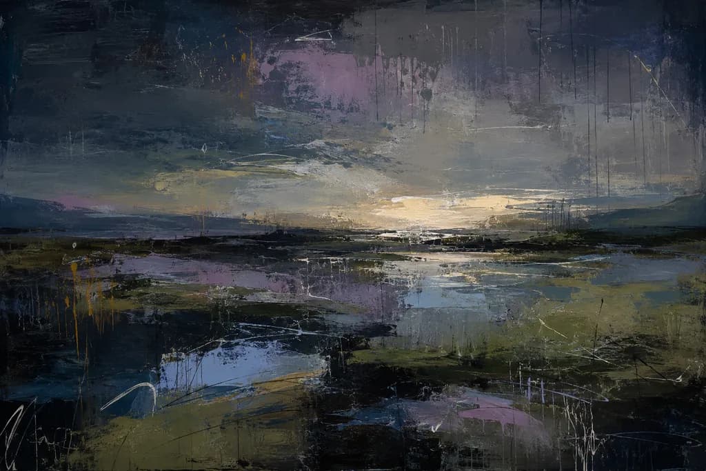 Abstract Landscape Reflection