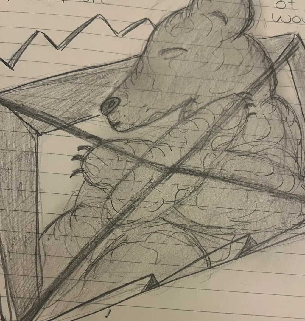 Abstract Bear Embrace