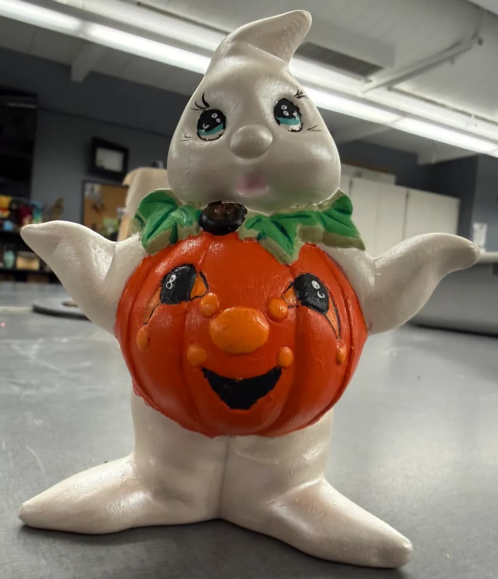 Ghost with Pumpkin
