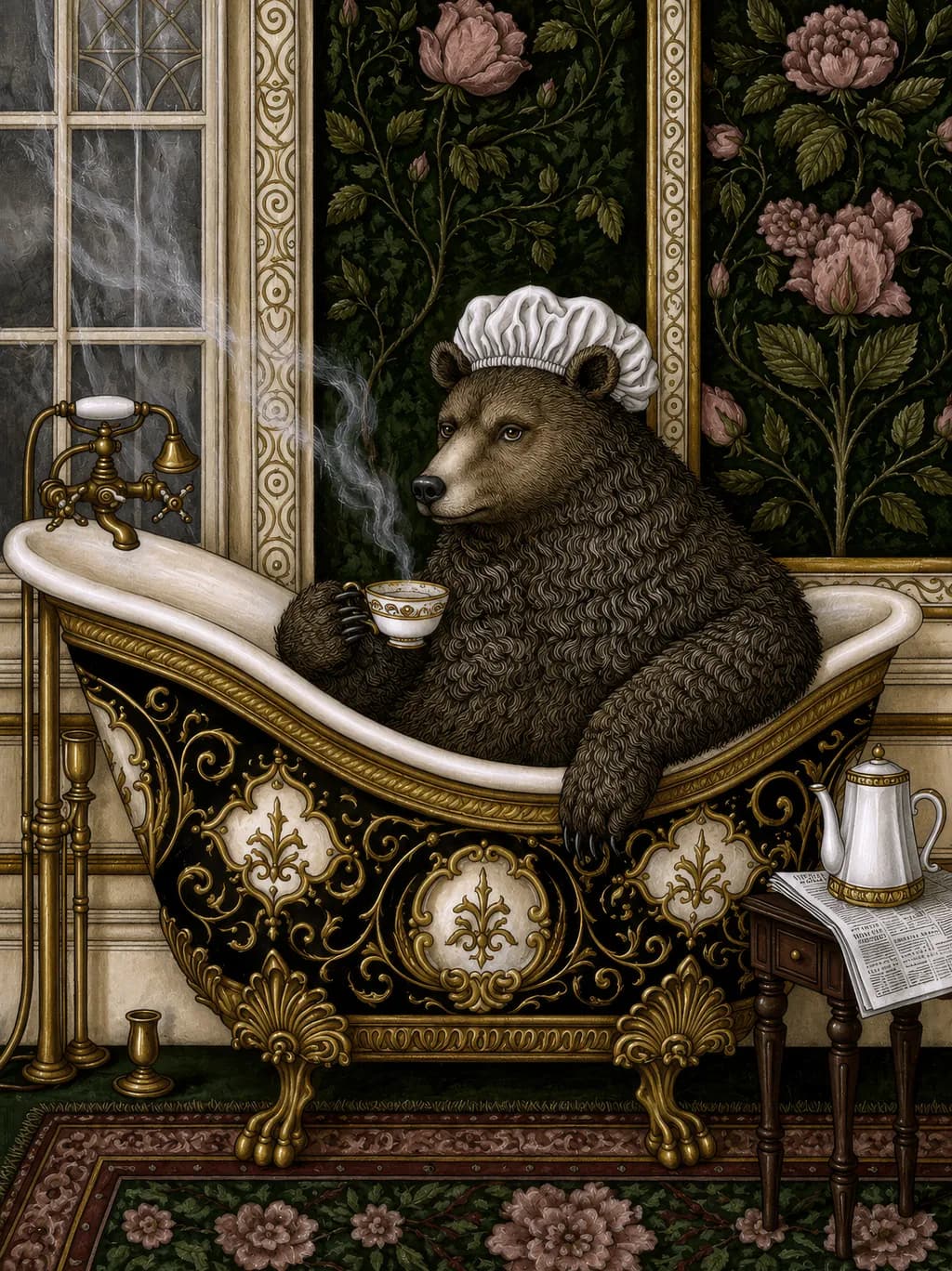 Bear in Bathtub