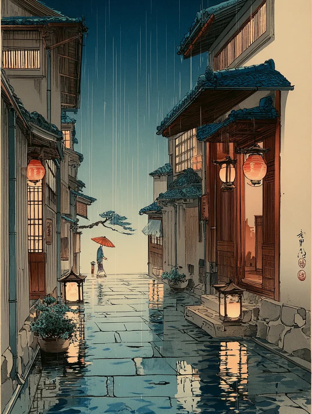 Rainy Stroll