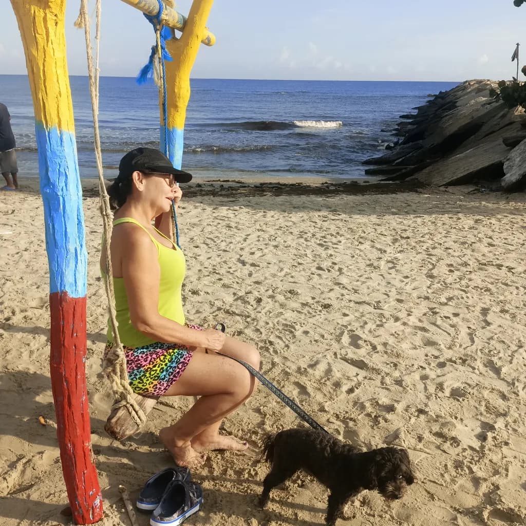 Beachside Swing Serenity