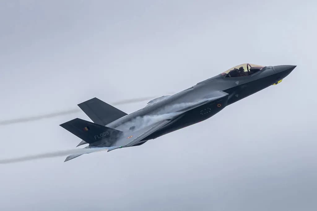 Fighter Jet in Flight
