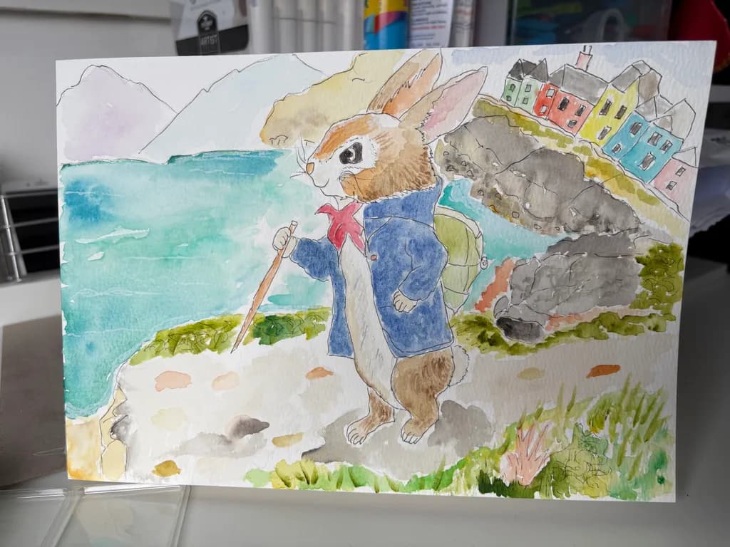 Bunny Rabbit in Scottish Highlands 