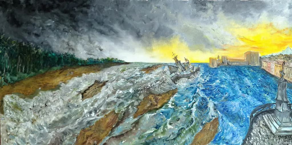 Storm at the Harbor