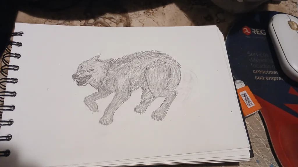Feral Wolf Sketch