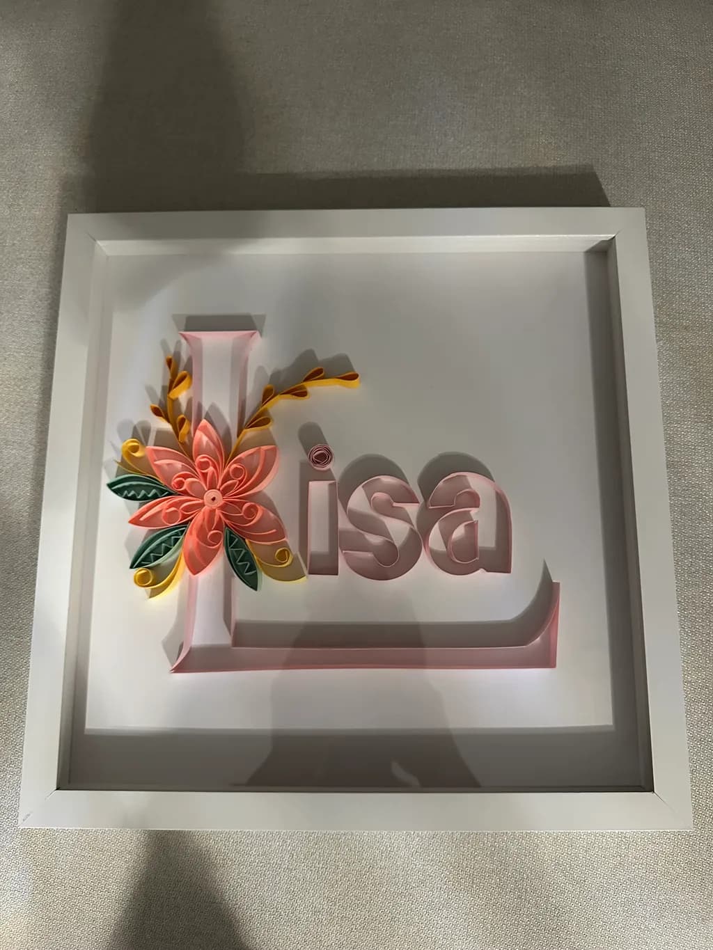 Personalized Floral Art