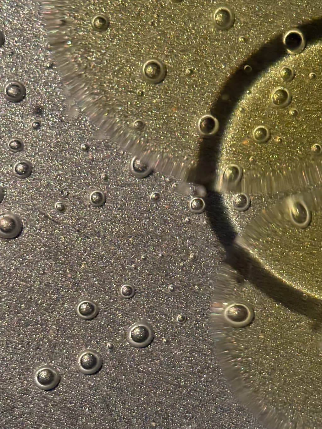 Golden Bubbles—A Hint of Mystery
