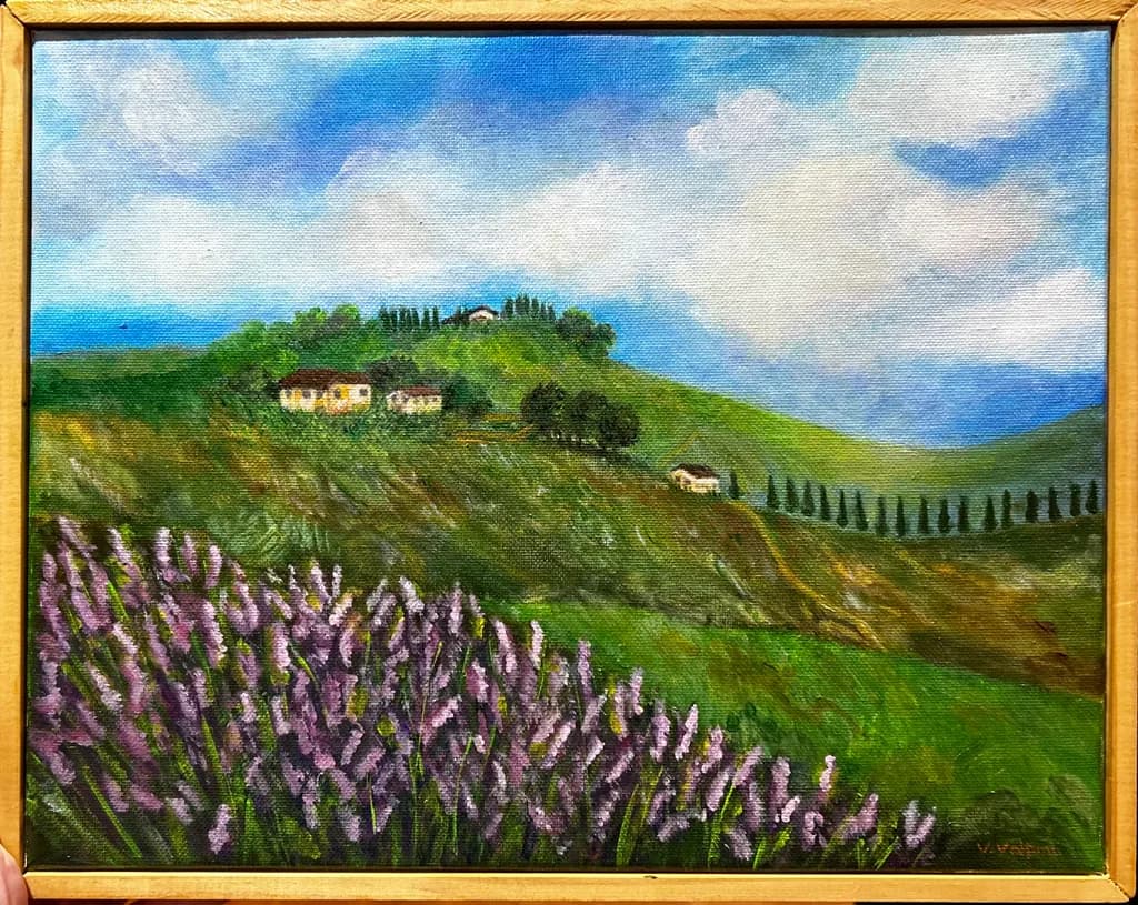 Lavender Hillside