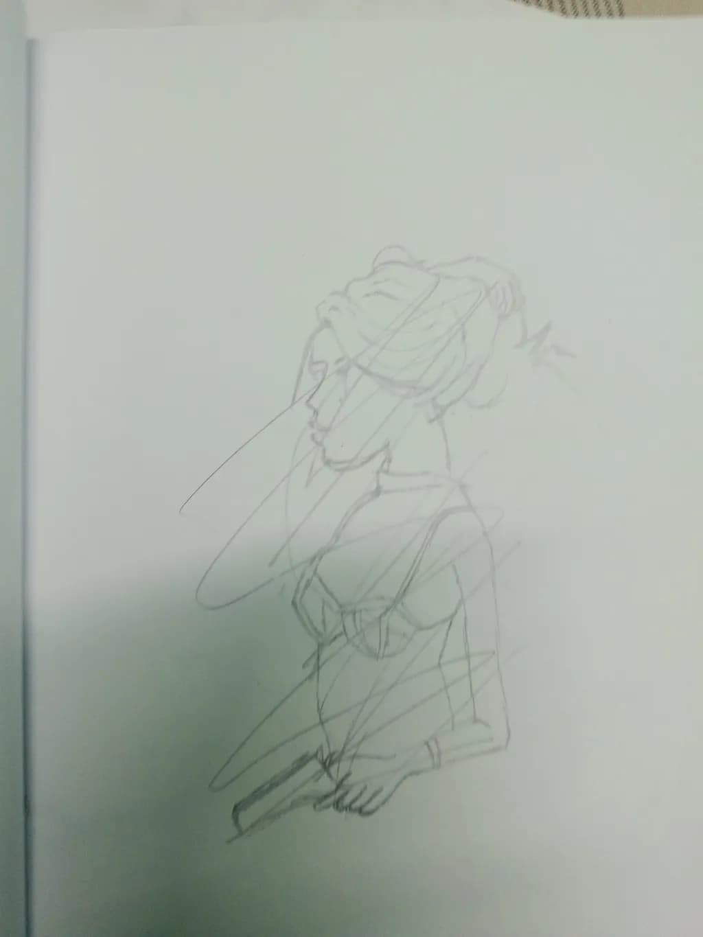 Contemplative Figure