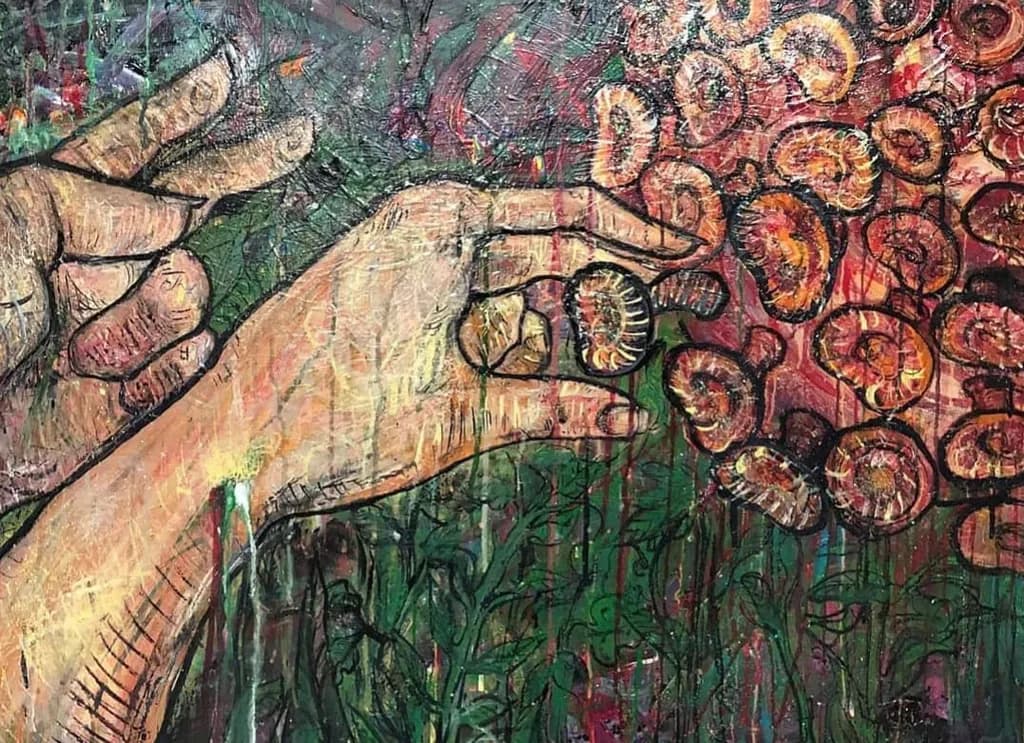 Hands with Flowers
