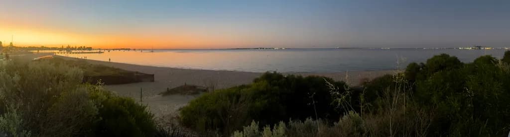 Tranquil Sunset Beachscape