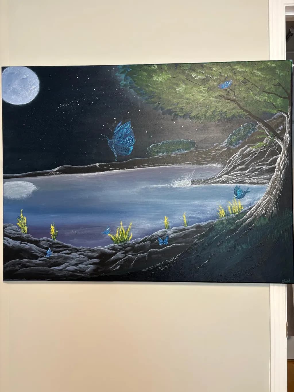 Moonlit Butterflies