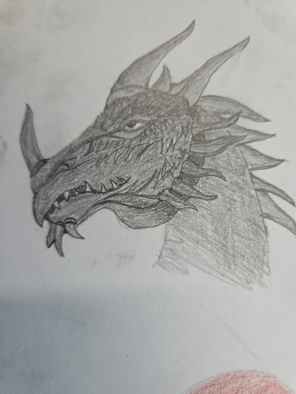 Majestic Dragon Sketch