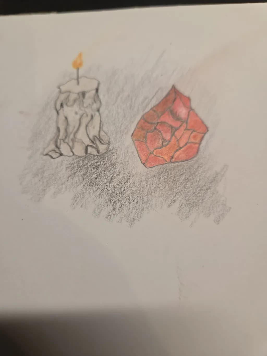 Candle and Crystal