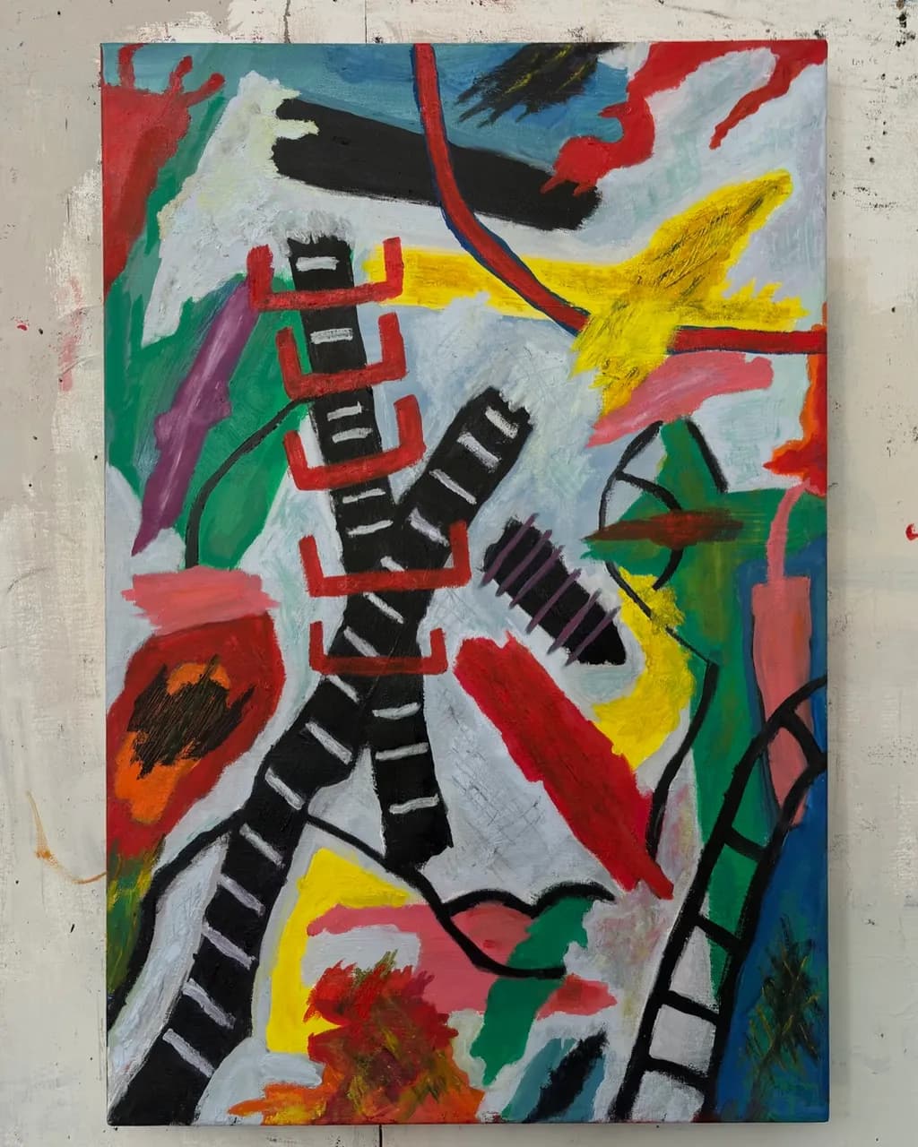 Danceteria N.1-90x60cm-Oil on Canvas