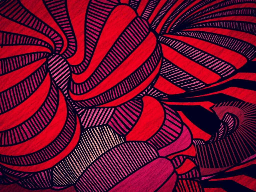 Crimson Swirls