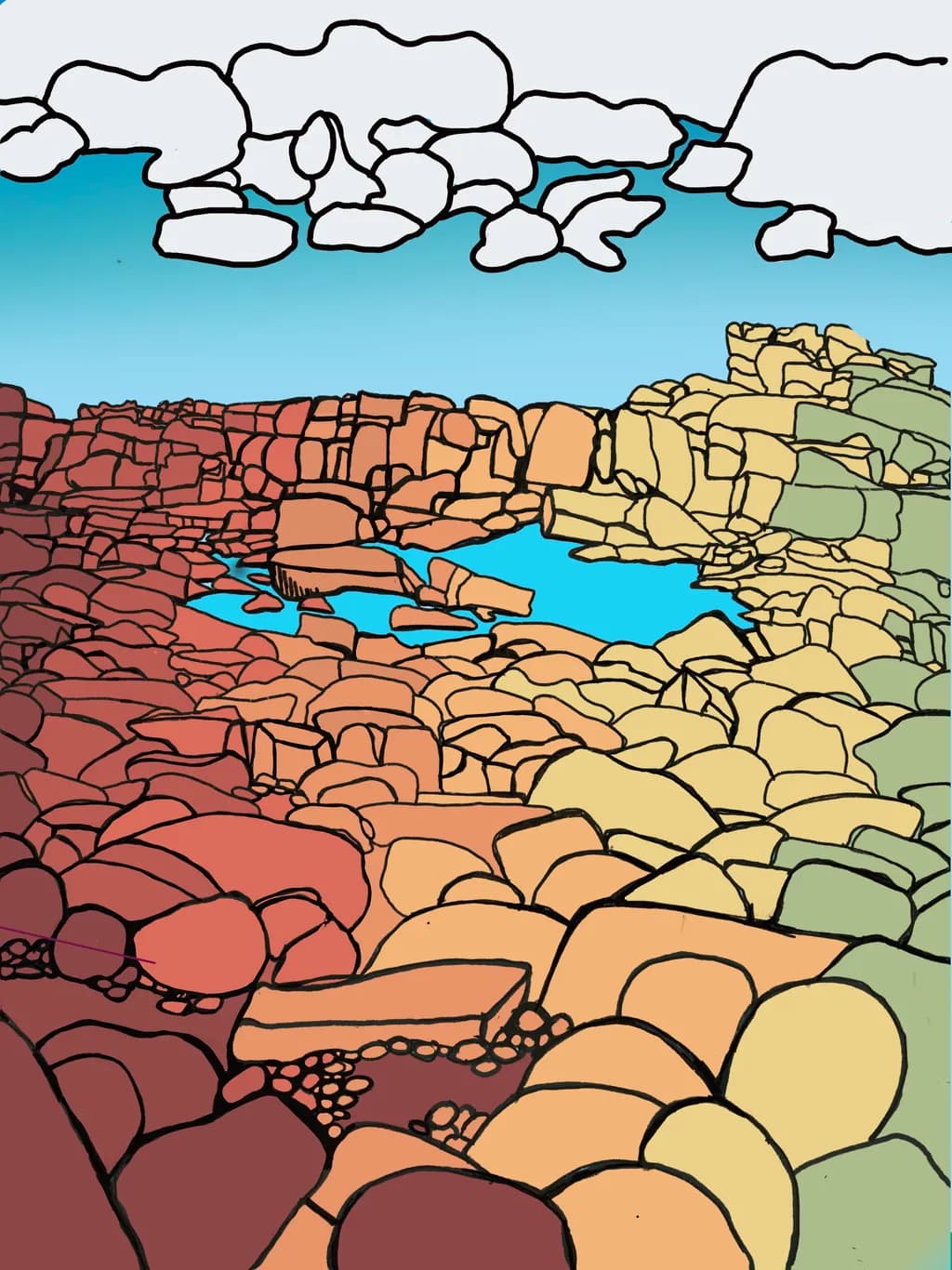 Colorfall Rocks