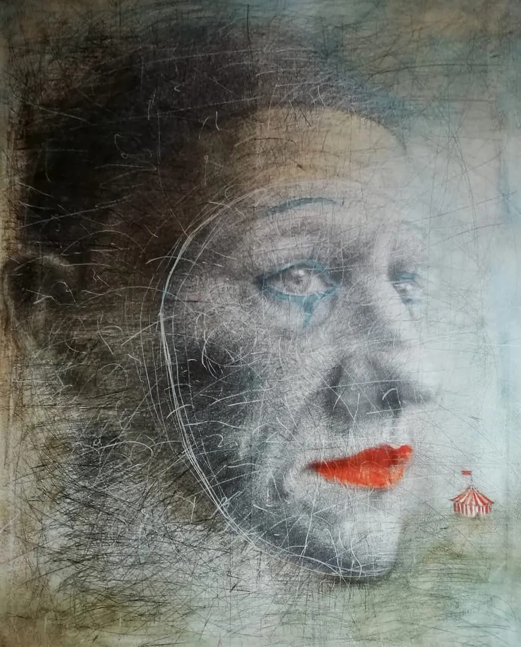 Contemplative Clown