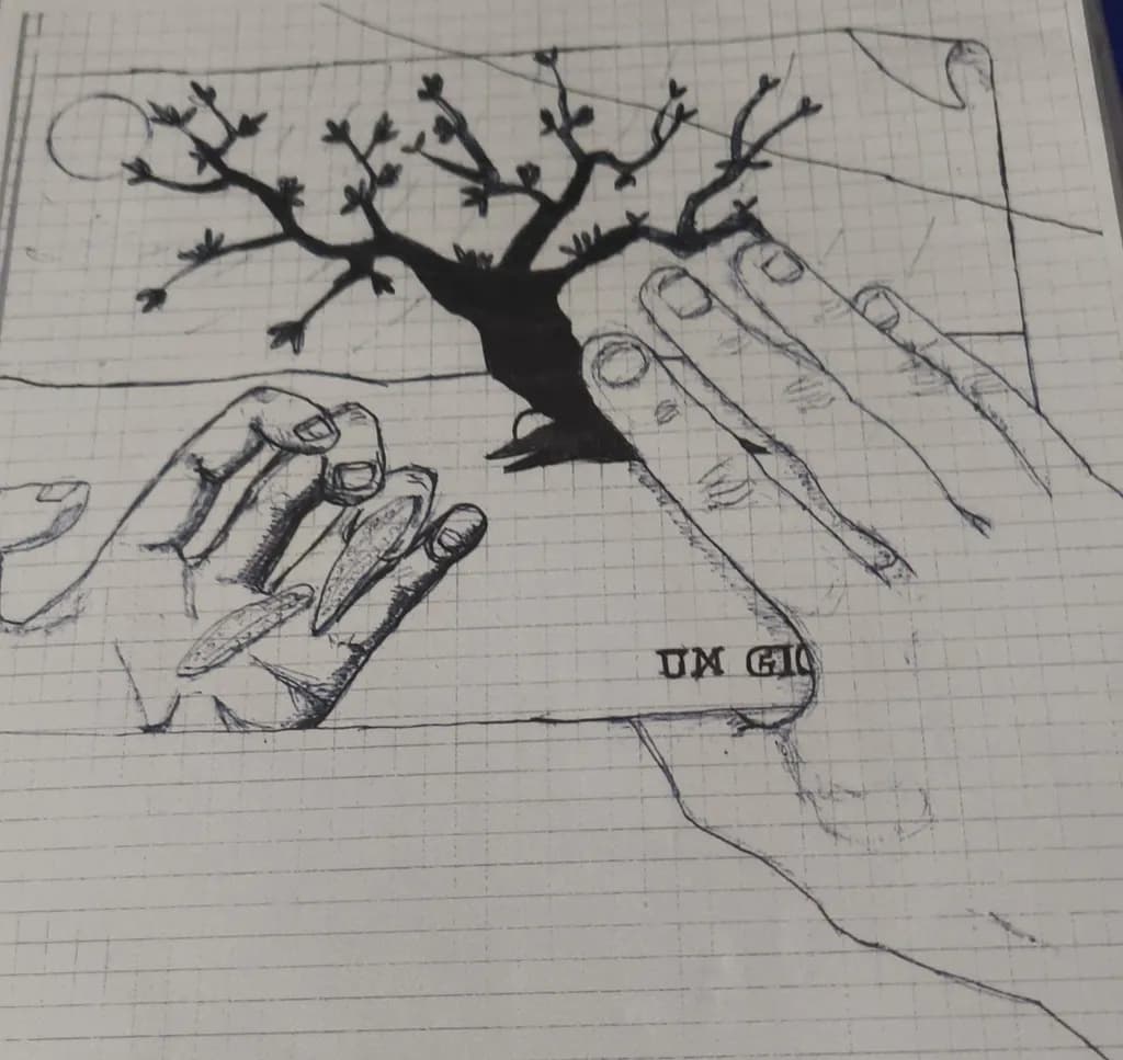 Hands and Tree