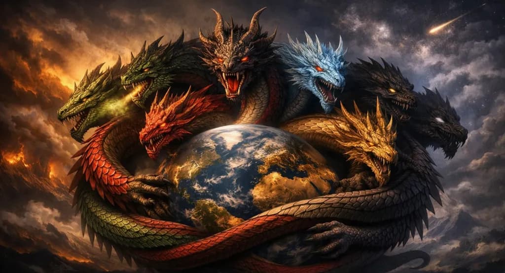 Dragon heads