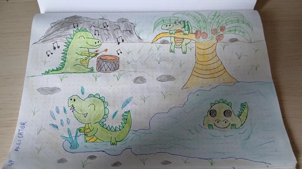 Playful Alligators
