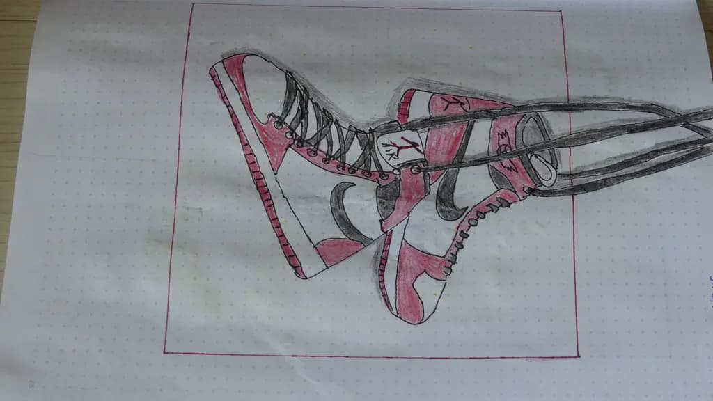 Red Laced High-Tops