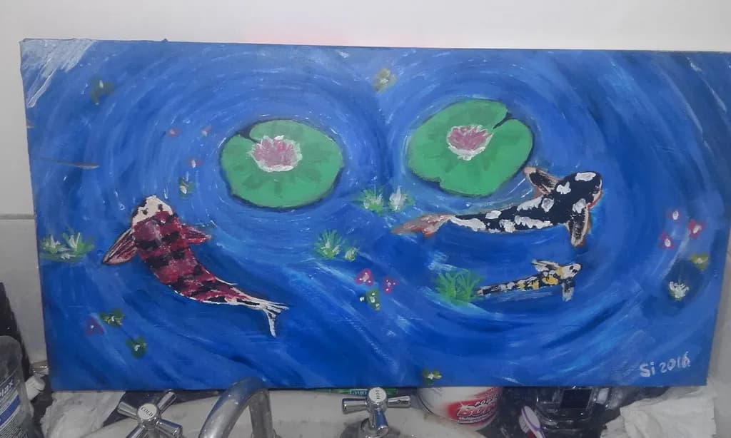 Koi Pond Serenity