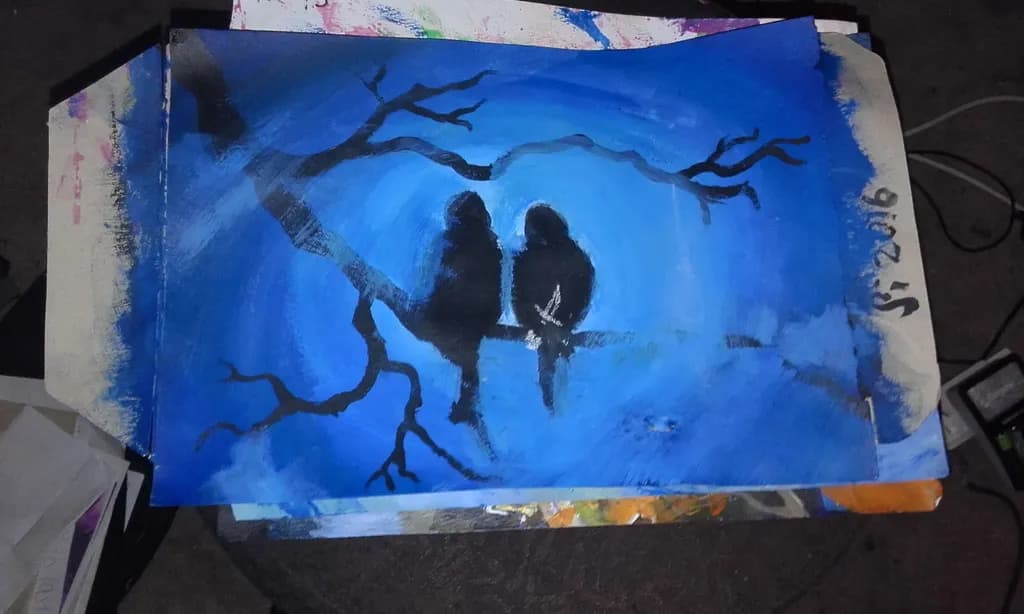 Silhouetted Connection