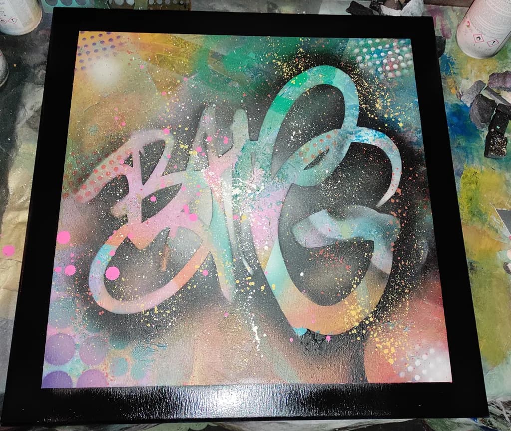 Colorful Graffiti Canvas