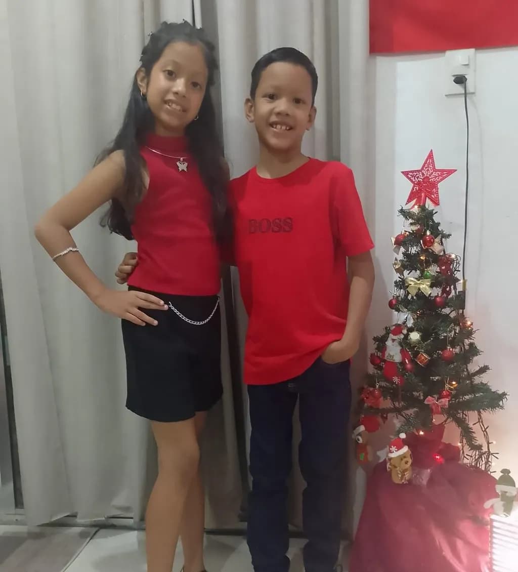 Festive Siblings