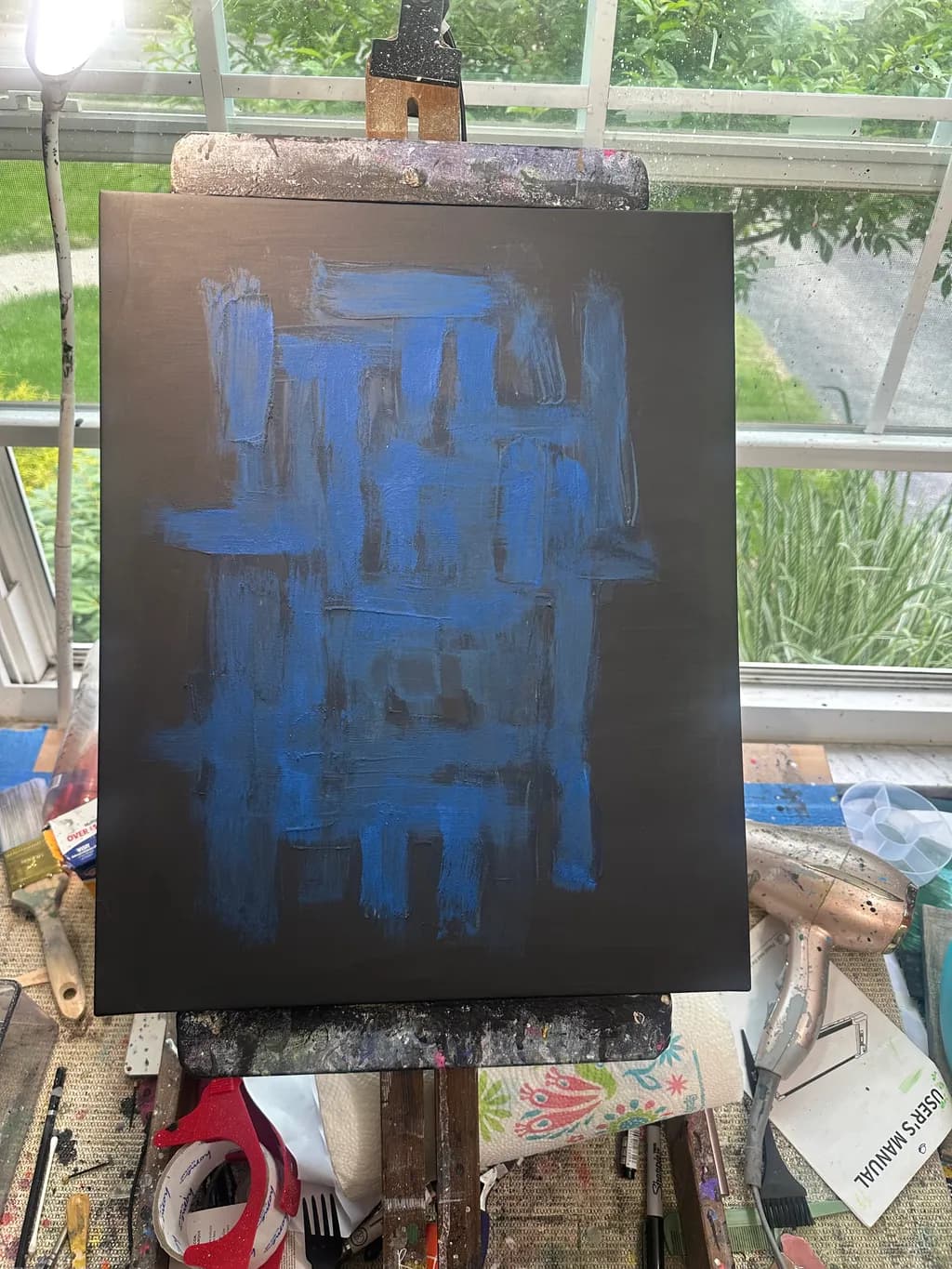 Blue Abstract Canvas