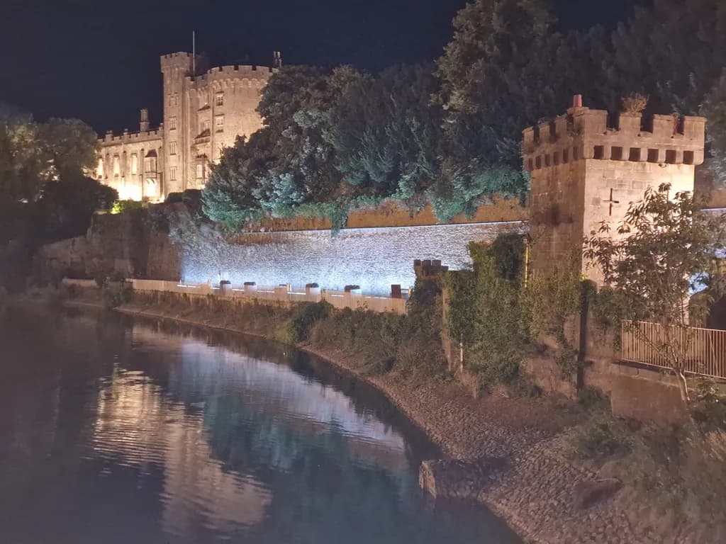 Castle Reflections at Night