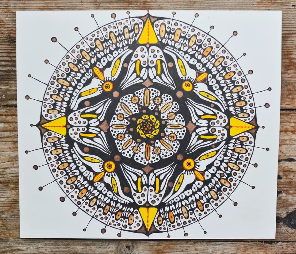 Solar Bloom Mandala