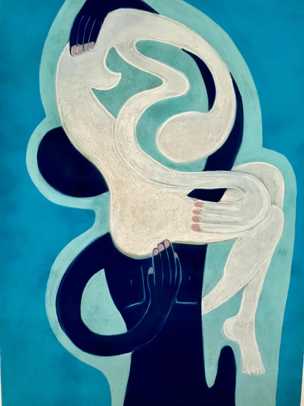 Embrace in Blue