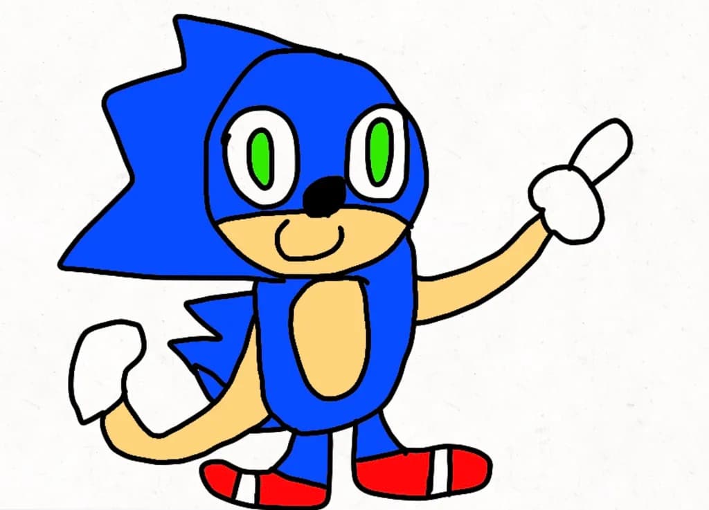 Joyful Blue Character