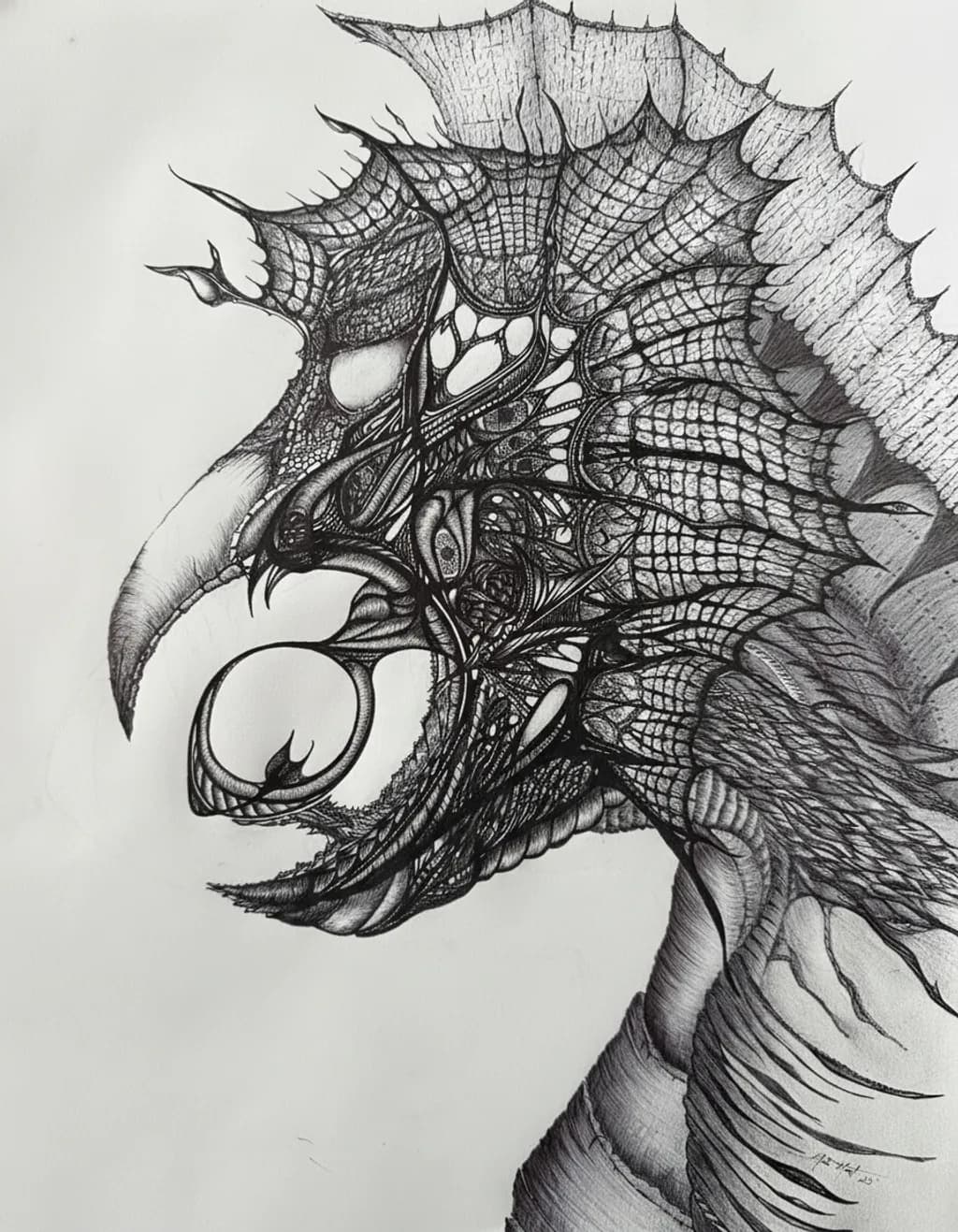 Intricate Bird Beast