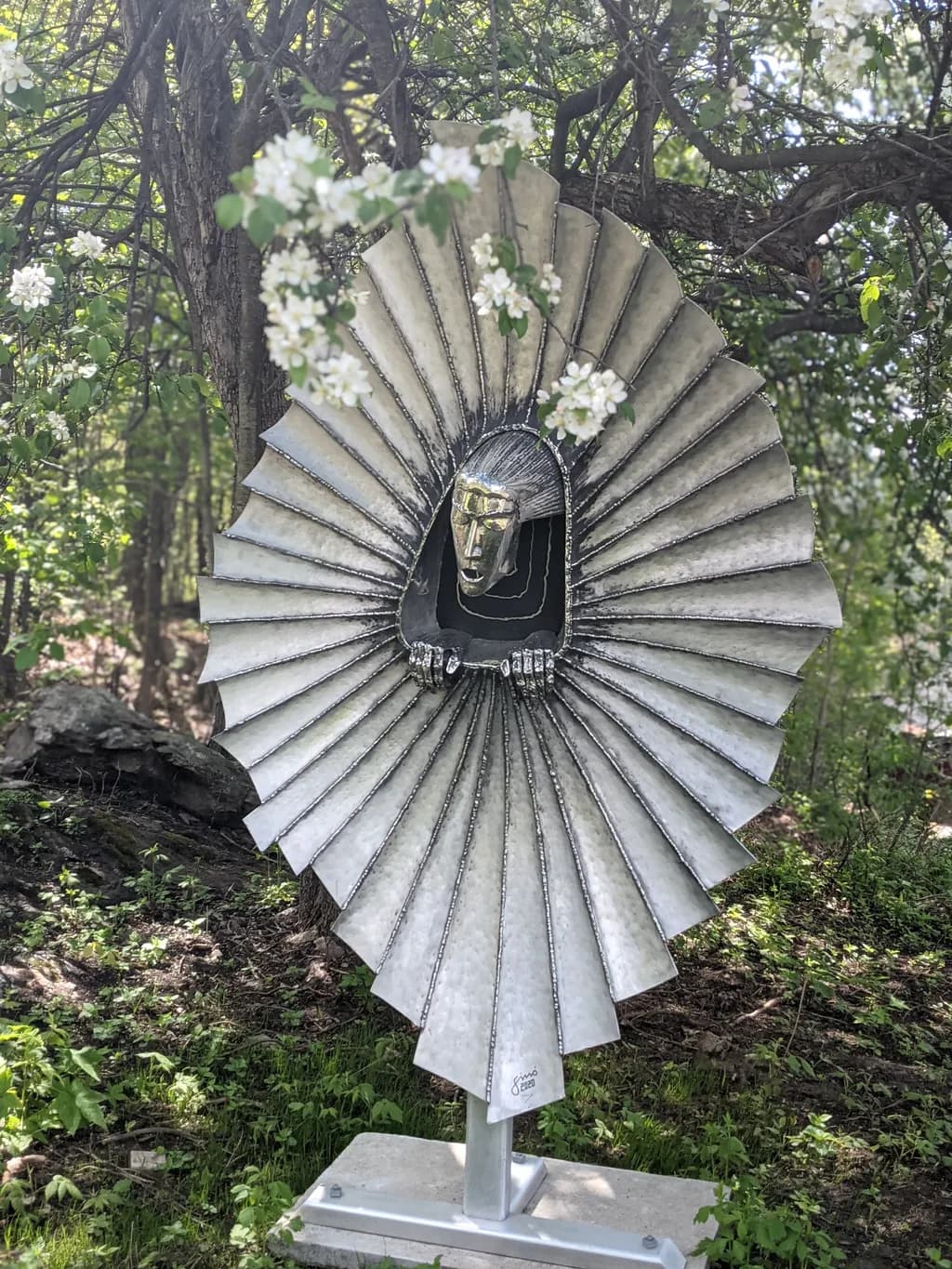 Metallic Nature Mask