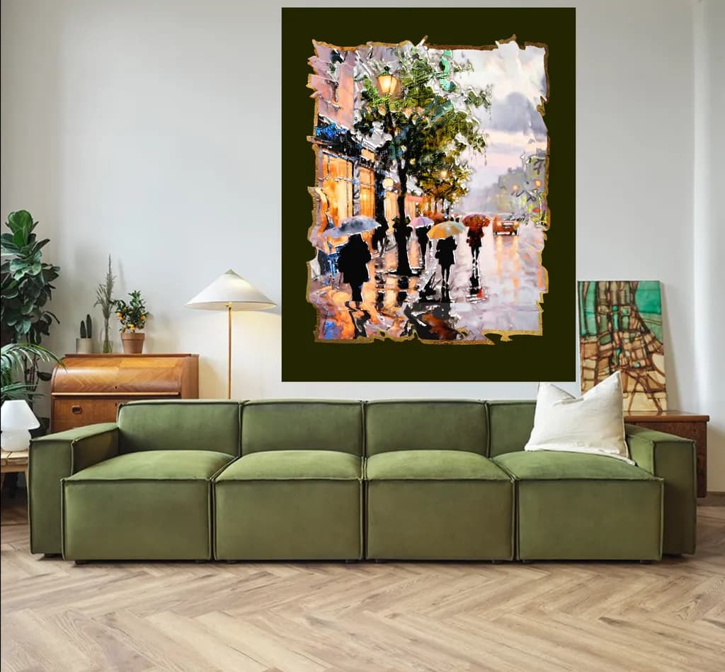 City Rain Street