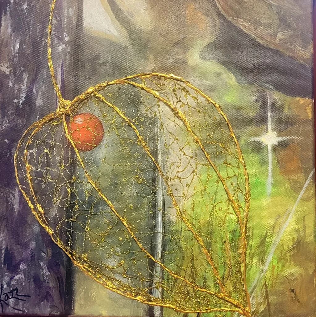 Golden Leaf and Red Orb