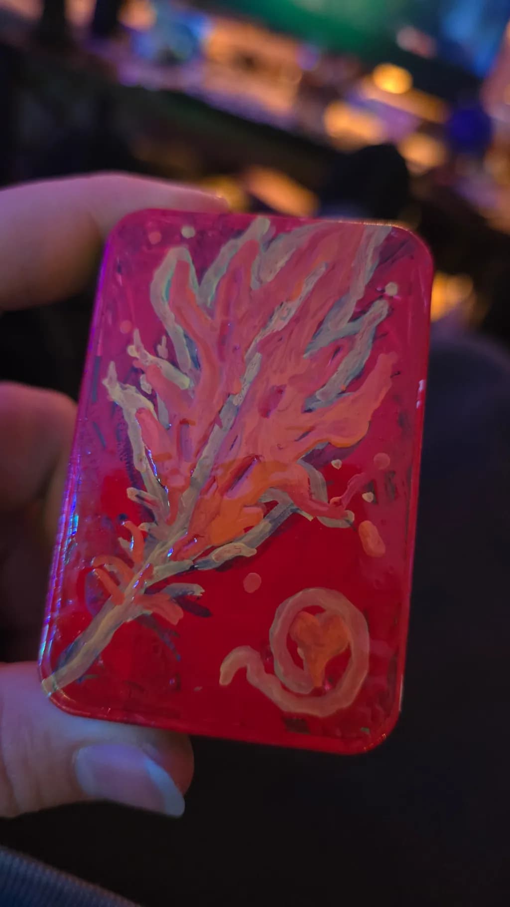 Crimson Leaf Design