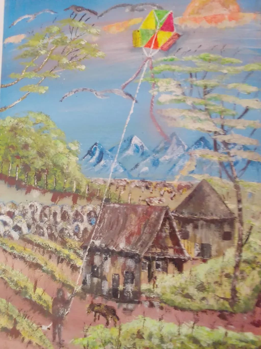 Kite Over Fields