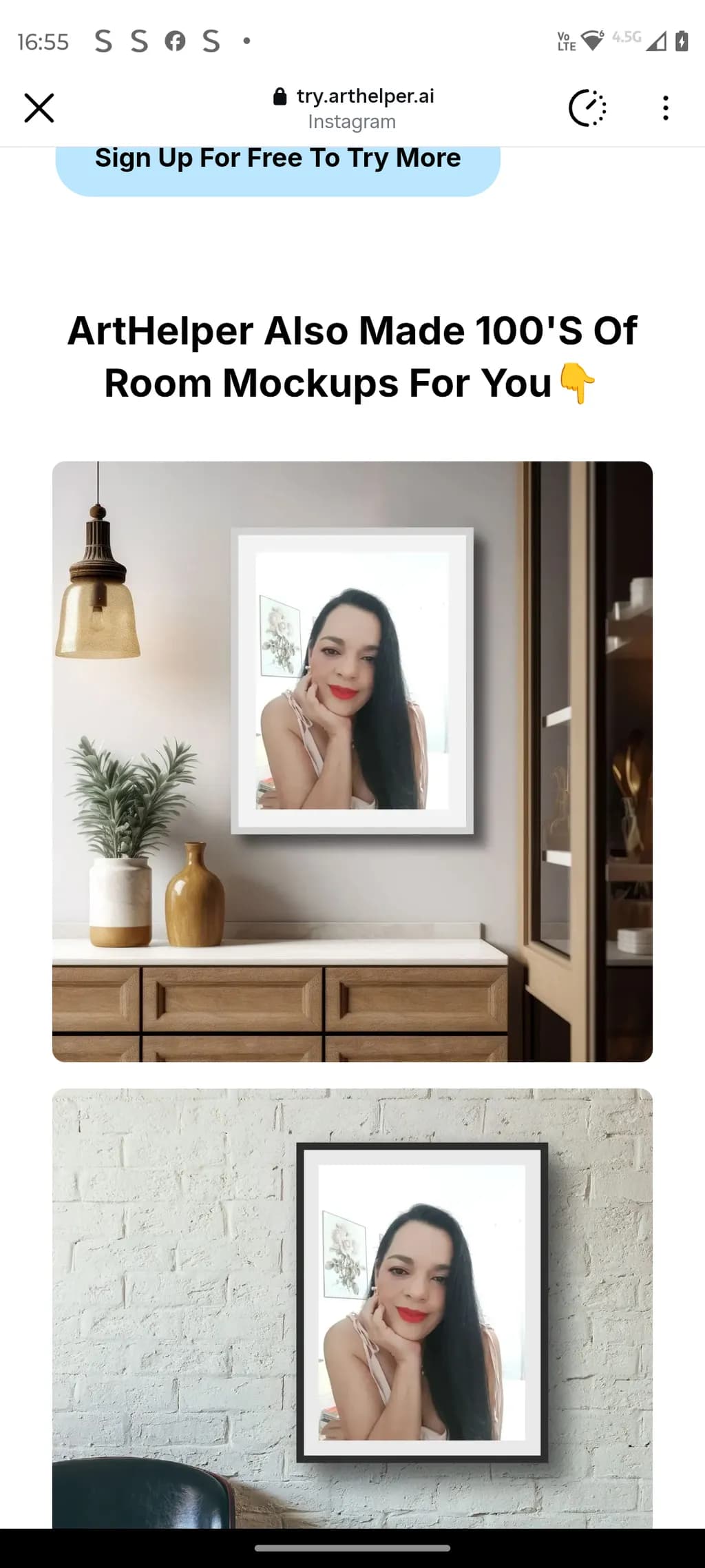 Room Mockup Portrait