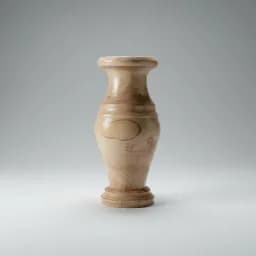 Natural Wood Vase